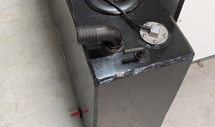 capacité en eau propre van